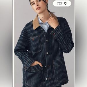 Anthropologie Pilcro Denim Chore Coat